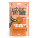 Schesir Functions Cat Pouch Digestive Topper Pumpkin With Wheat Grass 40g (Min Order- 12 Pouch)