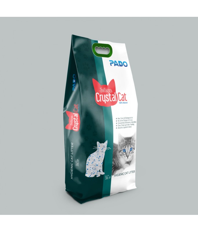 Pado Silica Crystal Cat Litter[Weight - 6.8kg]