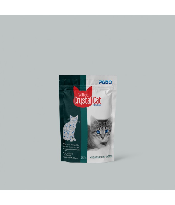 Pado Silica Crystal Cat Litter[Weight - 2Kg]