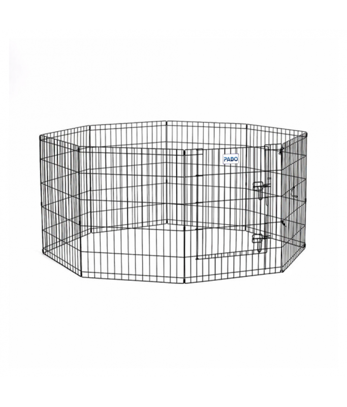 Pado Play Pen-8 Sides Exercise Pens with 1 Door, 61x92cm / 24x36 inch