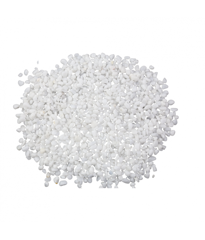 Natural Color Aquarium Natural White Stone, 2-3mm (10kg/Bag)