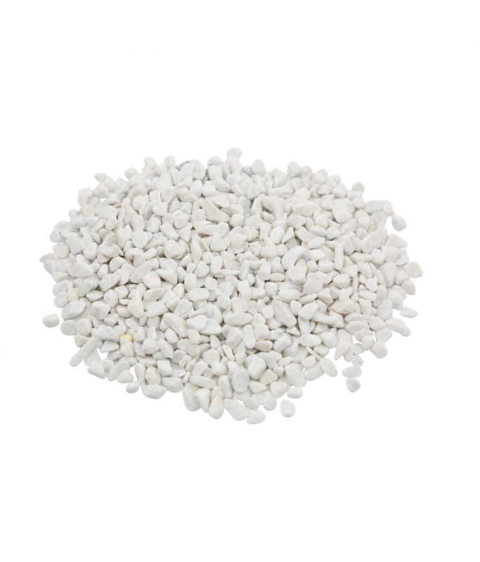 Natural Color Aquarium Natural White Stone, 3-5mm (10kg/Bag)