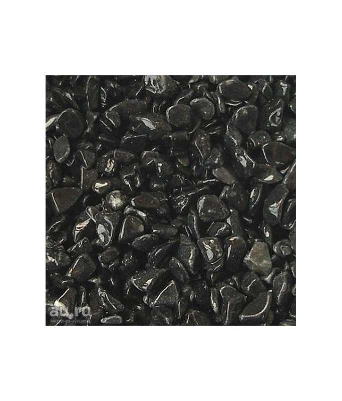 Natural Color Stone Soil XF20106C Gravel Semi-Rolled. Black (4-6mm) 10 kg