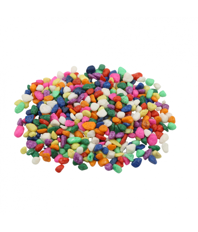 Natural Color Aquarium Multi-Colored Stone, 5-8mm (10kg/Bag)