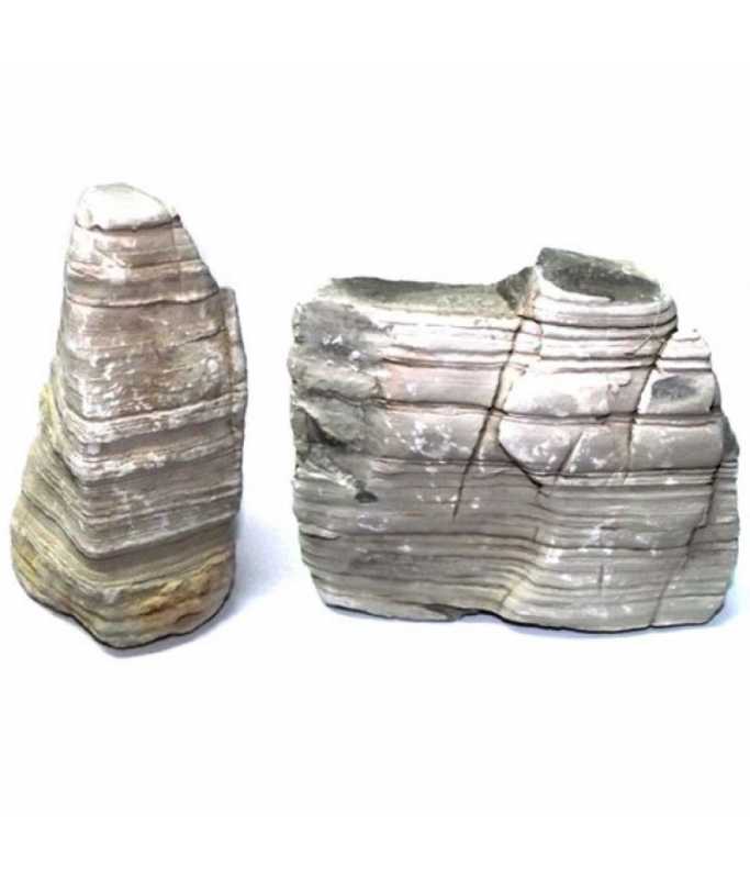 Natural Color Zebra Kaya Stone, 15-25cm (/Kg)