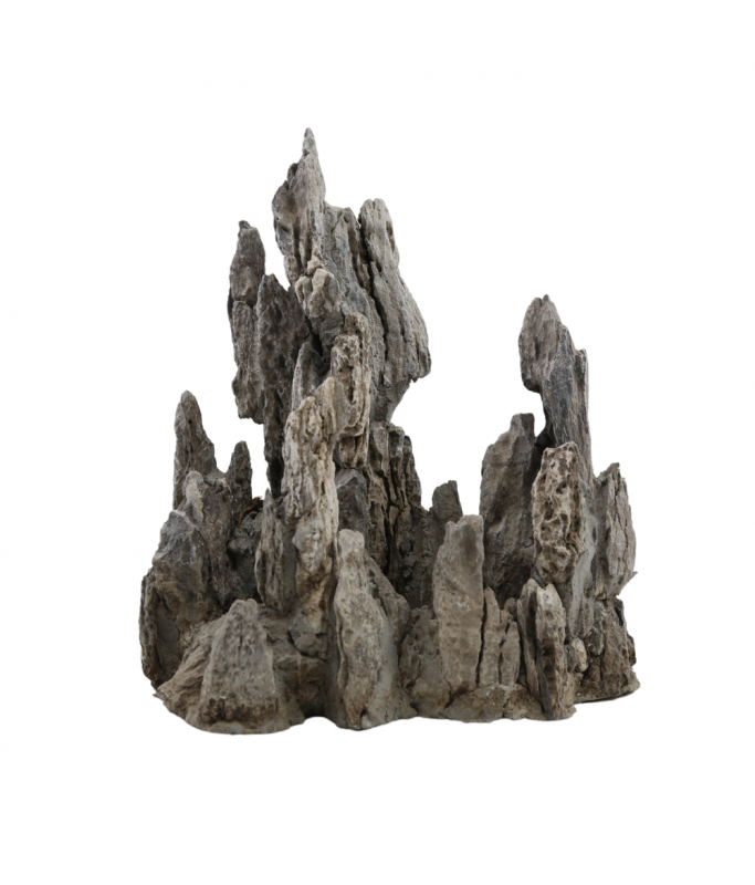 Natural Color Aquarium Waterfall Seriyu Stone Rock- L:23-25cm (1pc/Box)