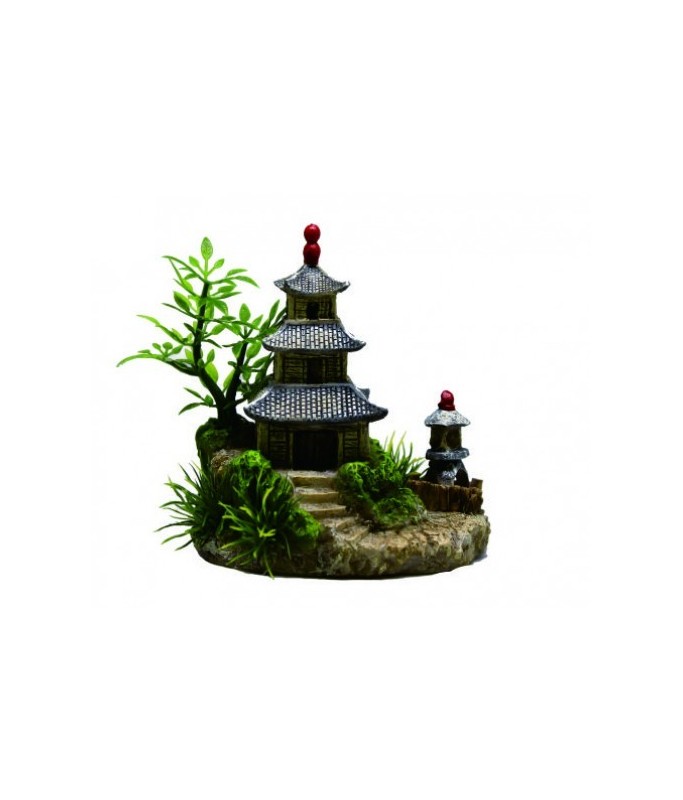 Yusee Aquarium Decoration - Artificial Plant - YS-18240[Dimension - 12 x 8.5 x 11cm]