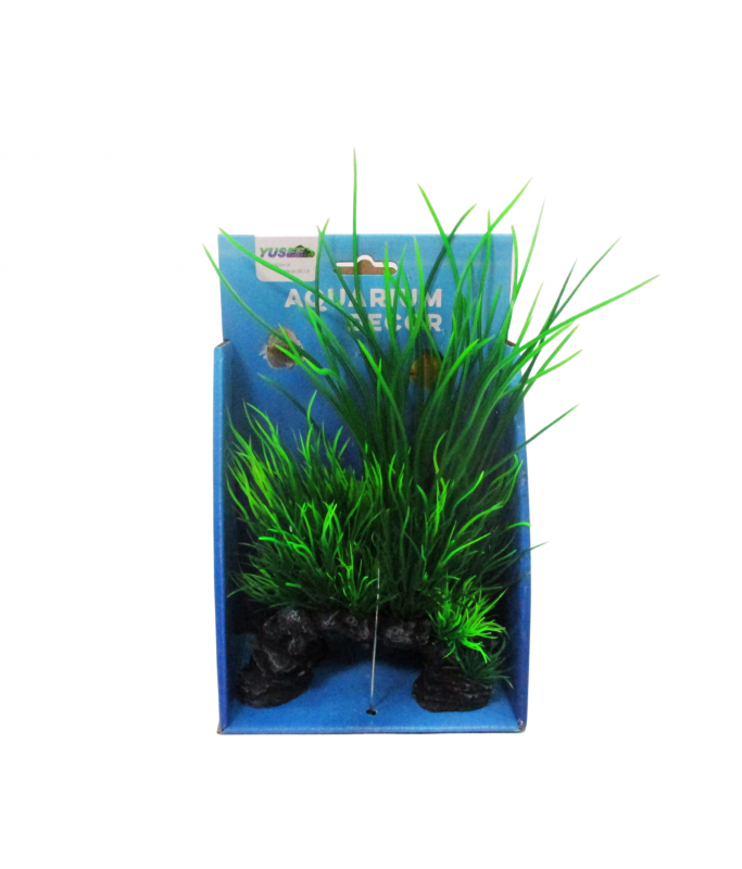 Yusee Aquarium Decoration - Artificial Plant - YS-232401 (H:20cm)