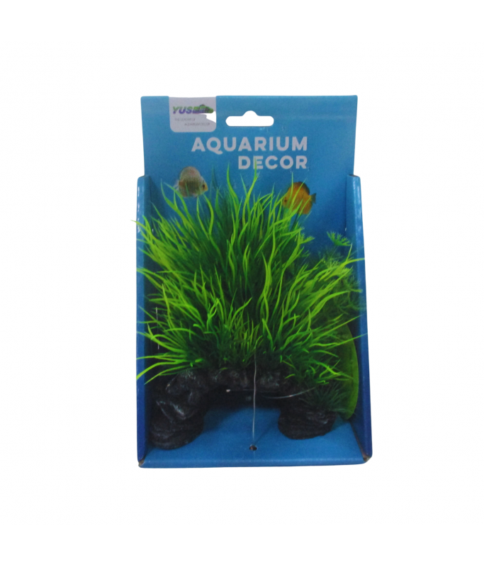 Yusee Aquarium Decoration - Artificial Plant - YS-232402 (H:20cm)