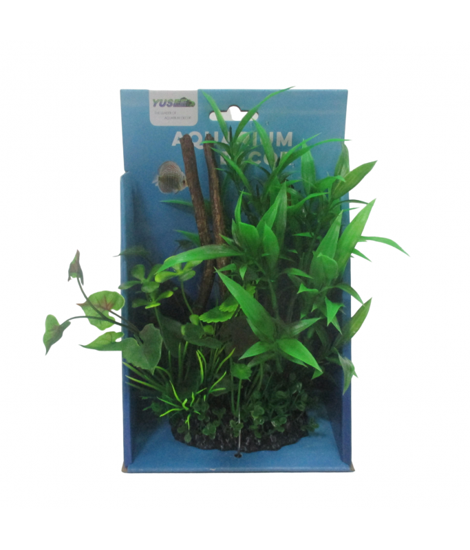 Yusee Aquarium Decoration - Artificial Plant - YS-232701 (H:18cm)