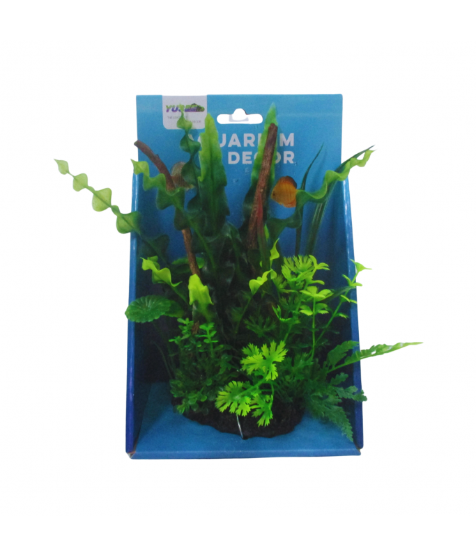 Yusee Aquarium Decoration - Artificial Plant - YS-232703 (H:18cm)