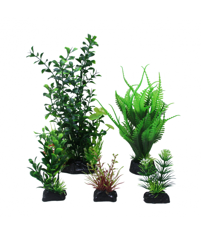 Yusee Aquarium Decorations - Artificial Plant - YS-2670314 (H:25cm)