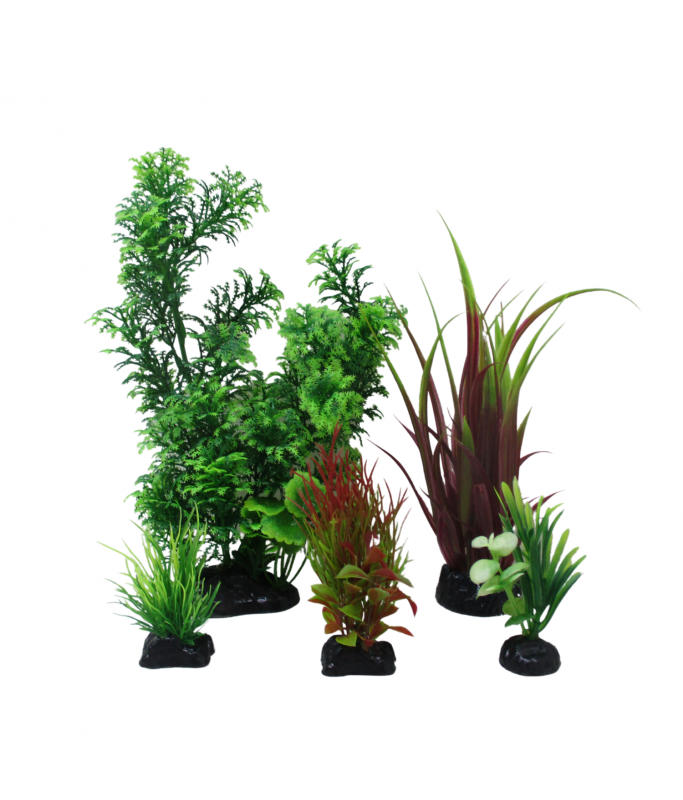 Yusee Aquarium Decorations - Artificial Plant - YS-2670317 (H:25cm)