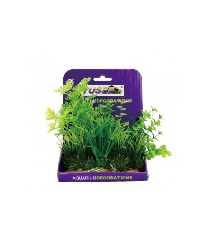 Yusee Aquarium Decoration - Artificial Plant - YS-60116[Length - 15cm]