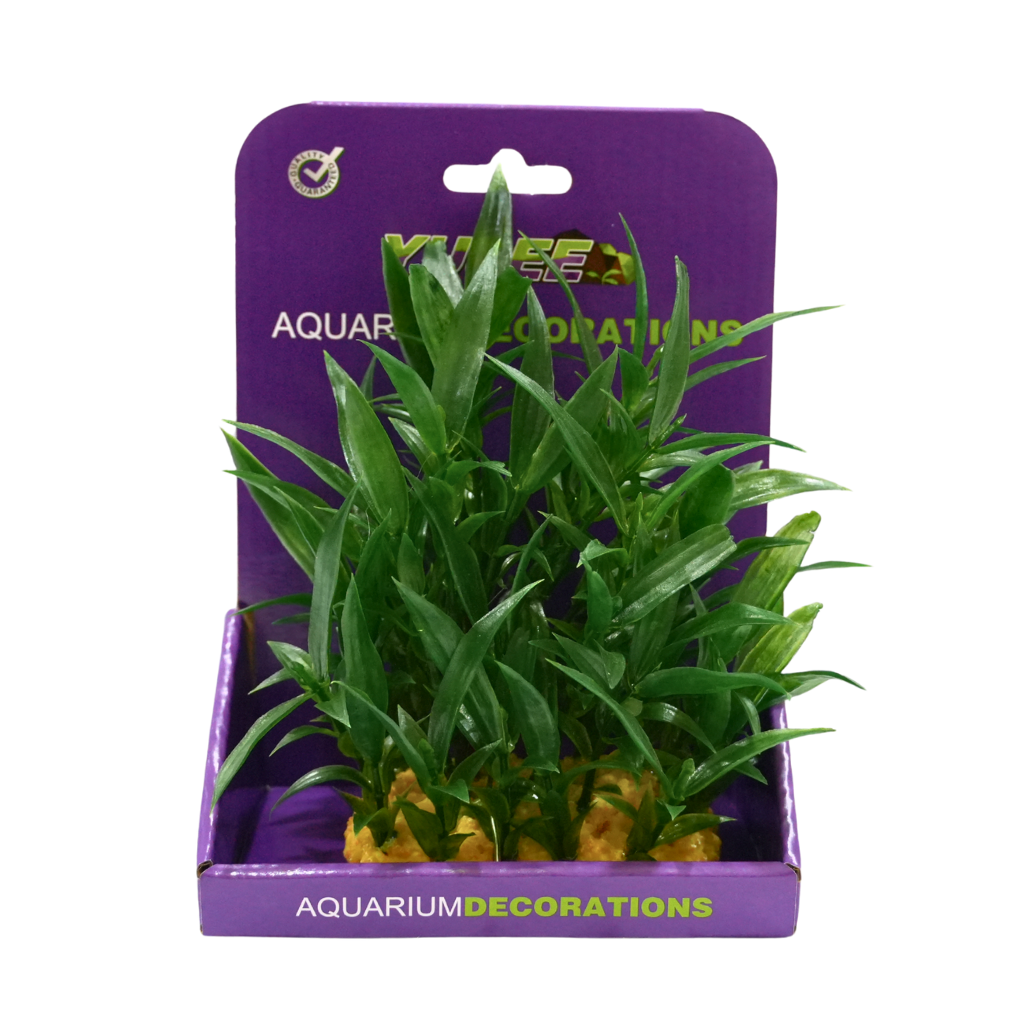 Yusee Aquarium Decoration - Artificial Plant - YS-60118[Length - 15cm]