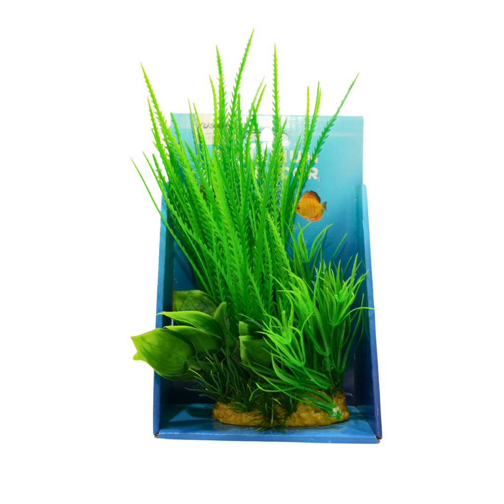 Yusee Aquarium Decoration - Artificial Plant - YS-60205[Length - 20cm]