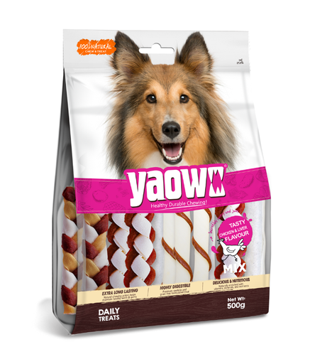 Yaowo Mix Dog Treats 500g - Chicken & Liver Flavour