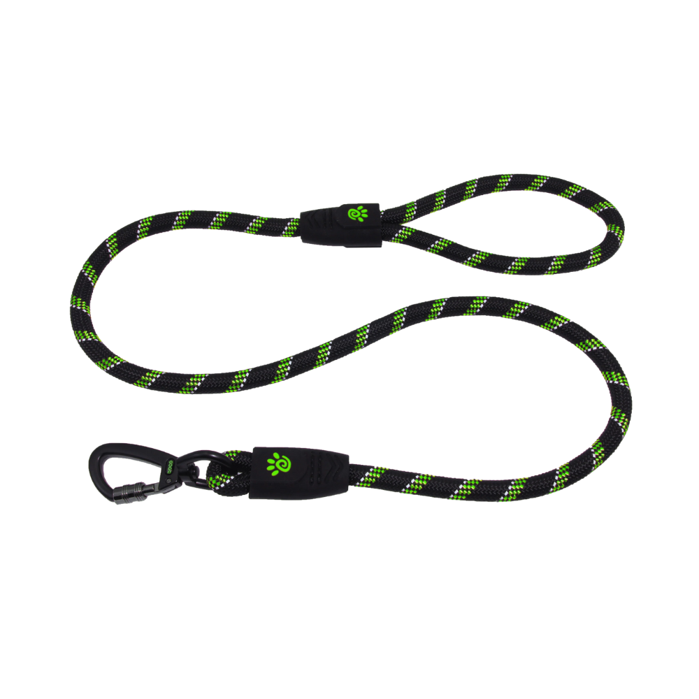 Doco 5ft Reflective Rope Leash With Click & Lock Snap (DCROPE5060)[Size - S, Color - Lemon]
