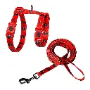DOCO® LOCO Cat Harness + Leash Combo - Printed Pattern 6ft (DCAT202+2072)[Size - XS, Color - M3]