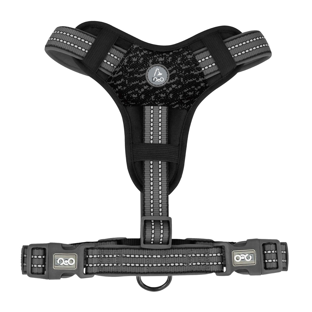 DOCO® VARIO Chest Plate Harness w/Neoprene (DCV206)[Color - Grey, Size - S]