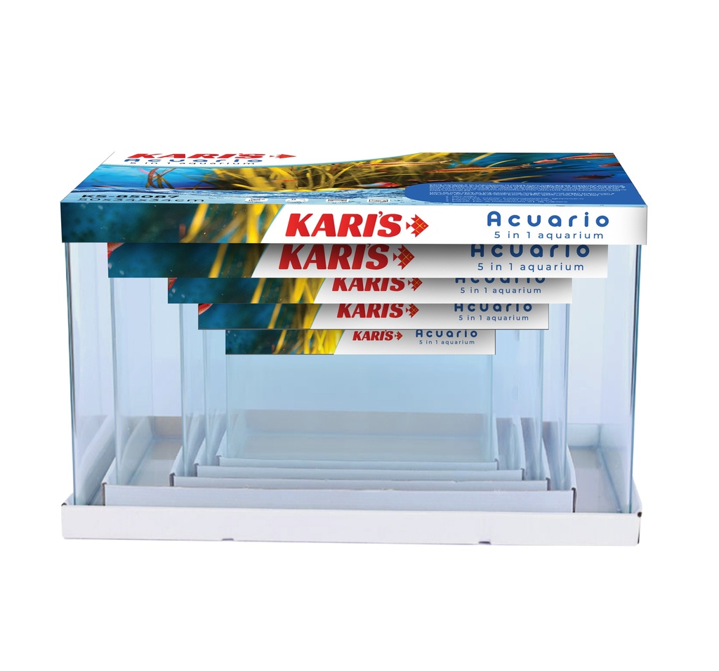 Karis 5 in 1 Aquarium Super White [Crystal Clear]