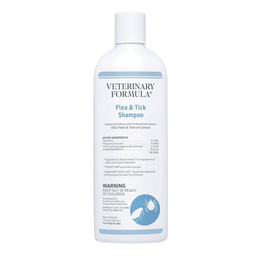 Synergy Labs Veterinary Formula Clinical Care Flea & Tick Shampoo [Volume - 473ml]