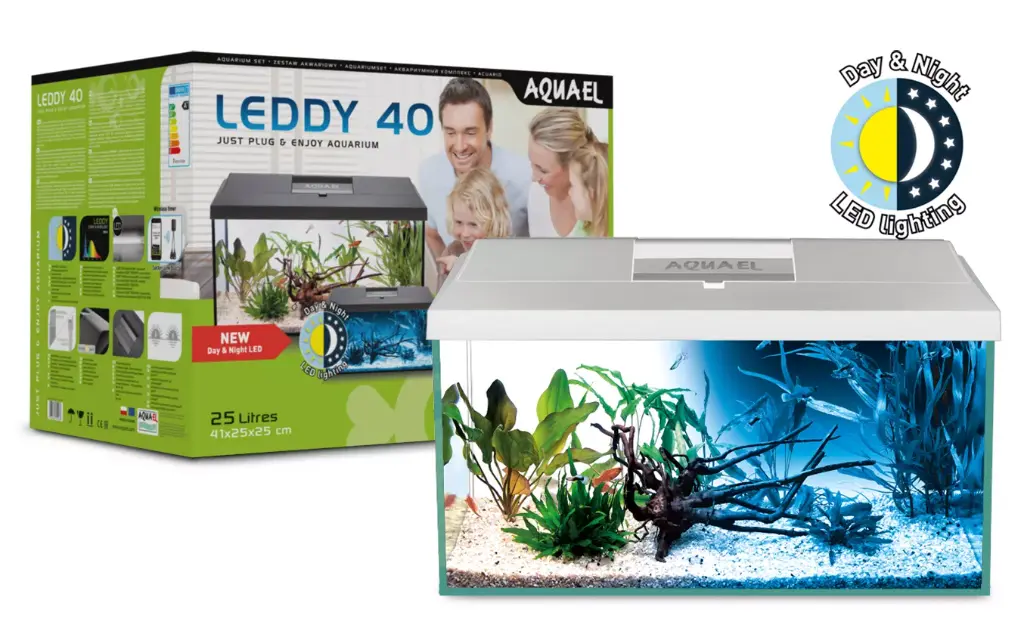 Aquael Aquarium Set Leddy 40 White Day & Night 