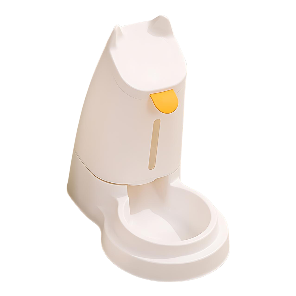 Pado Kitty Food Dispenser-White  32*19.5*33cm