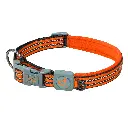 Doco Vario O-Ring Collar With Reflective Stitching [1.5x39-44cm] - Safety orange