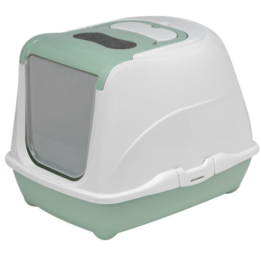 Moderna Flip Cat-Litter Jumbo-57.8 x 43.9 x 41.5 cm-Green