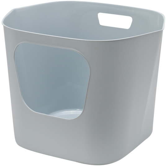 Moderna Lotus Cat Litter Box 54.4 x 43.9 x 40.5 cm-Grey