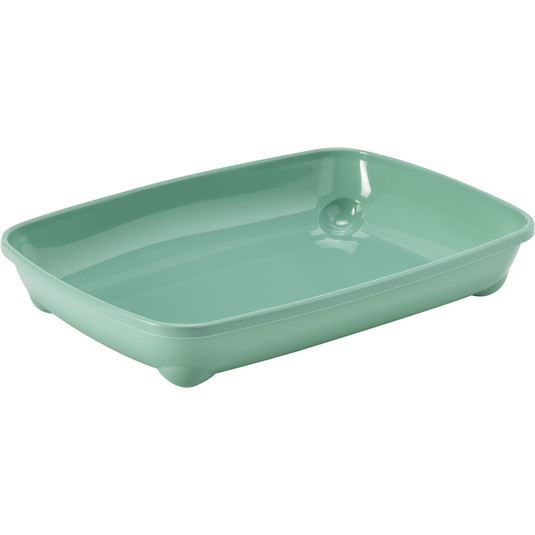 Moderna Arist-O-Tray-Cat Litter Tray 36.7 x 27.1 x 6.2 cm-Green