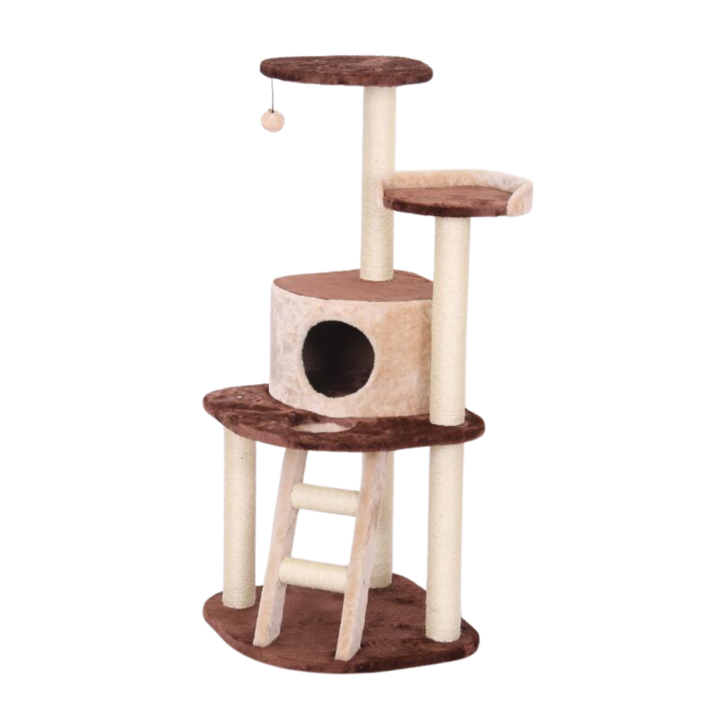 Catry Cat Tower With Scratcher 50x50x120cm