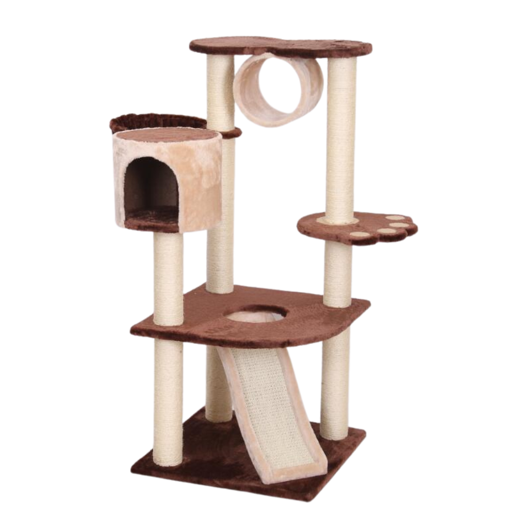 Catry Cat Tower With Scratcher 55x55x122cm