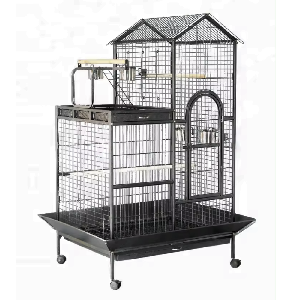 Dayang Bird Cage (A17) - 114 x 91 x 160cm-Black