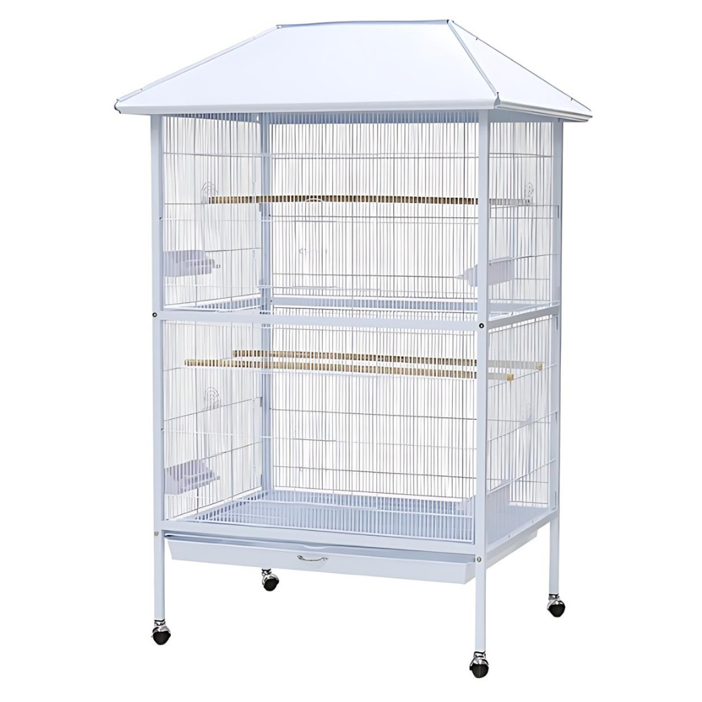 Dayang Bird Cage (A01) - 107 x 88.5 x 170cm-White