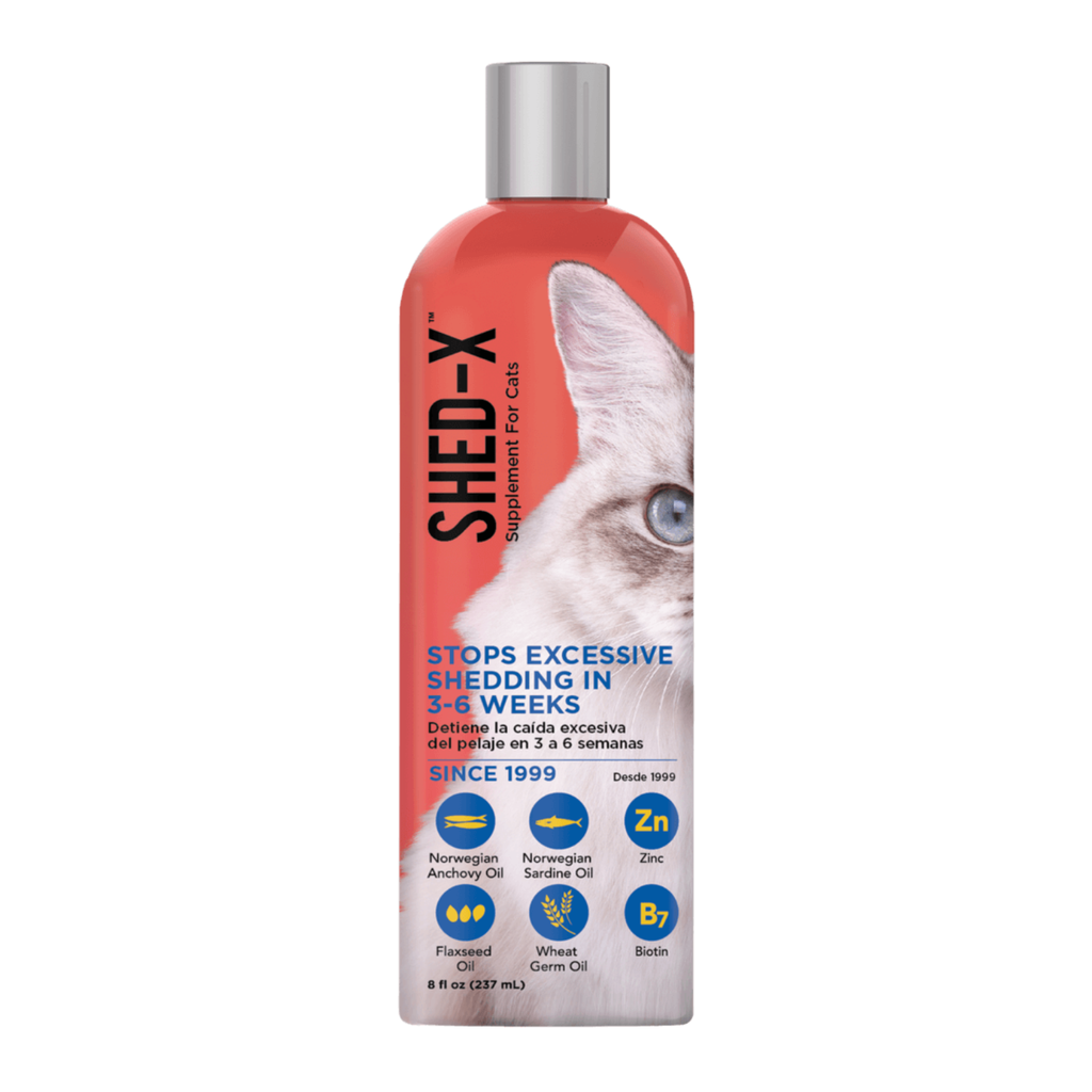 SynergyLabs Shed-X Anti-Shedding Oil & Omega Supplement for  Cats-[Volume - 237ml]