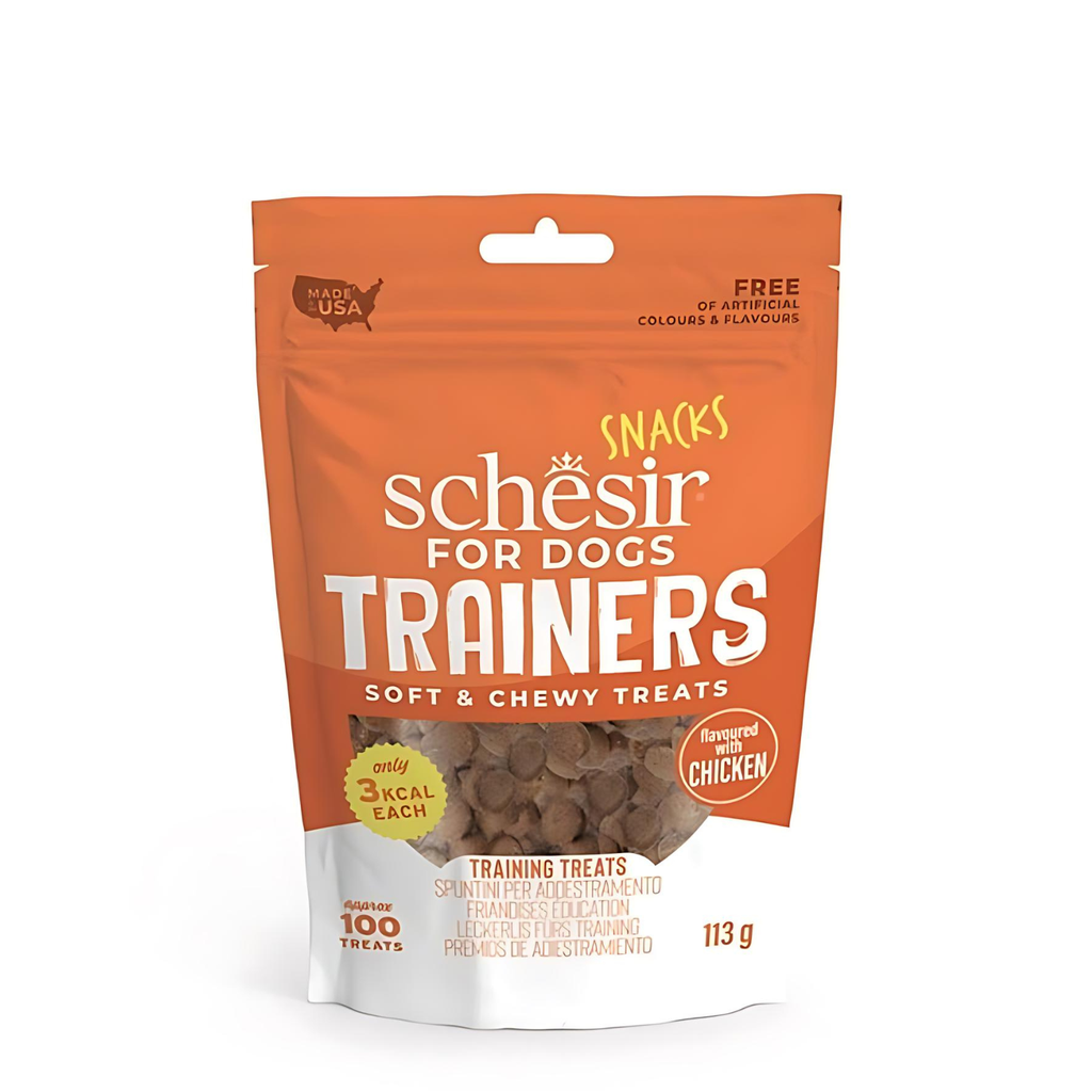 Schesir Dog Snacks Trainers Soft & Chewy 113g - Chicken