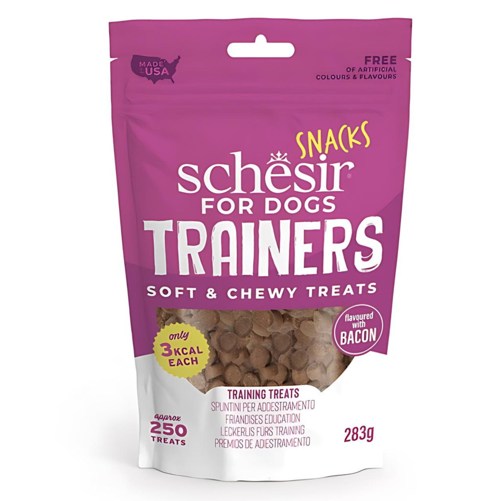 Schesir Dog Snacks Trainers Soft & Chewy 283g - Bacon