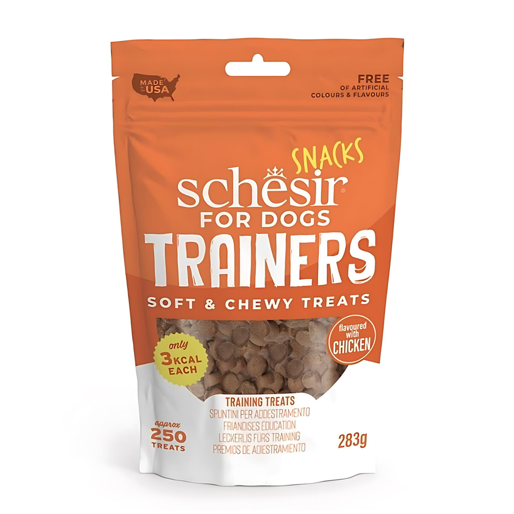 Schesir Dog Snacks Trainers Soft & Chewy 283g - Chicken