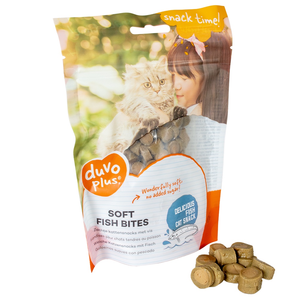 Duvo+ Soft Fish Bites for Cats 50g