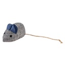 Duvo+ ECO Navy Mouse & Catnip 8,5x4,5x6cm Blue/Grey