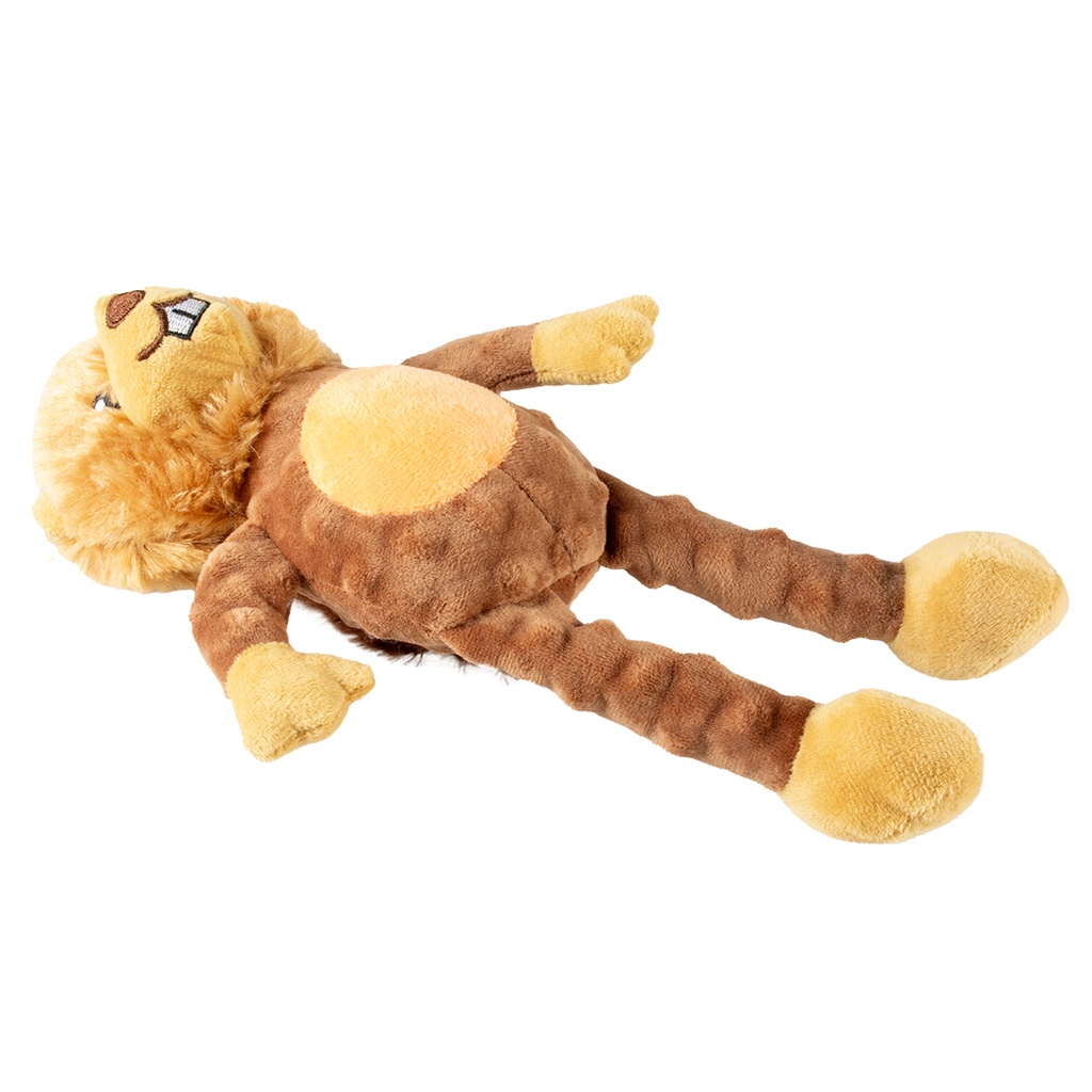 Duvo+ Plush Beaver Crackle Dog Toy 34x21x8cm Brown