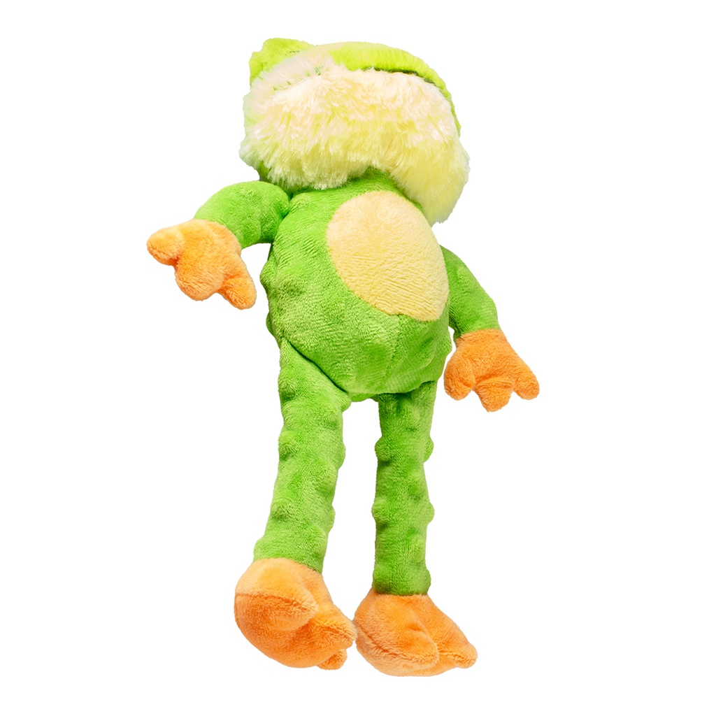 Duvo+ Plush Frog Crackle Dog Toy 34x21x8cm Green