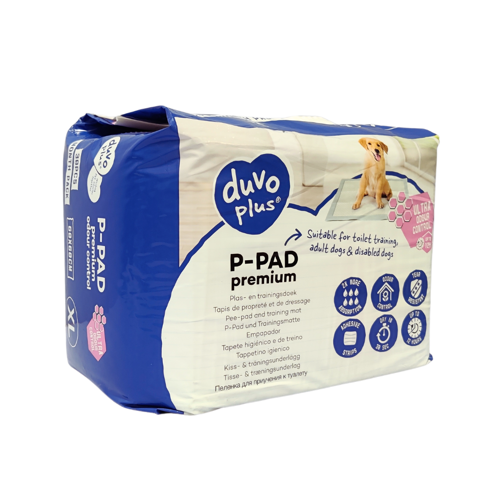 Duvo+ Pet Pad Premium Month Pack XL-60x60cm-Odour Control-30pcs