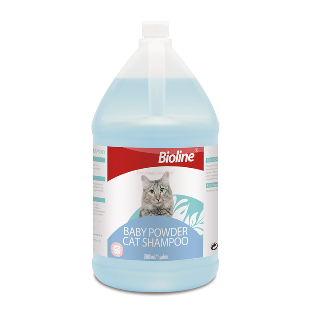 Bioline Baby Powder Cat Shampoo 3.8L