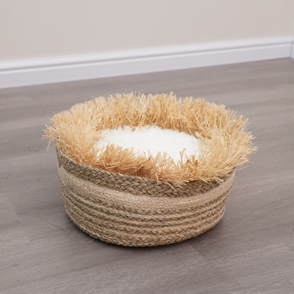 Catry Cat Bed Basket 40x40x18h cm