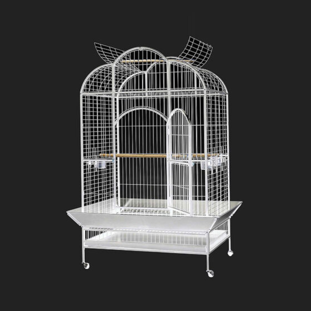 Dayang Bird Cage (A24) - 131.5 x 102 x 185cm[Dimension - 131.5 x 102 x 185cm]-White