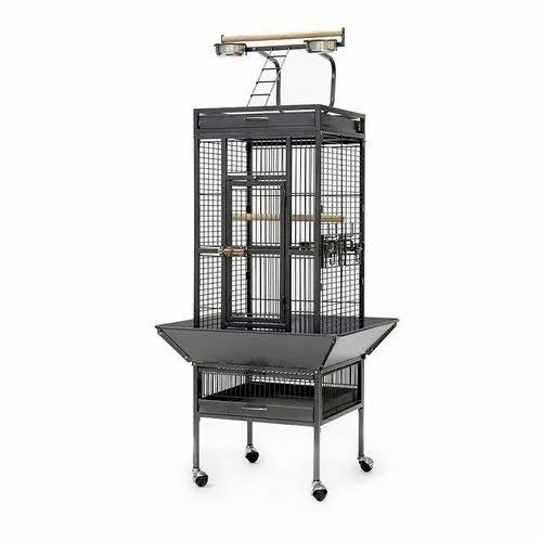 Dayang Bird Cage (A11) - 82 x 77.4 x 164cm[Dimension - 82 x 77.4 x 164cm]-Black