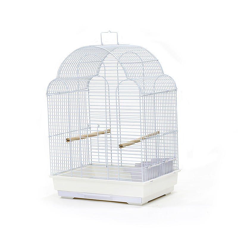 Dayang Bird Cage (Medium) - 42 x 30 x 57cm[Dimension - 42 x 30 x 57cm]-White (only sold by 6pcs)